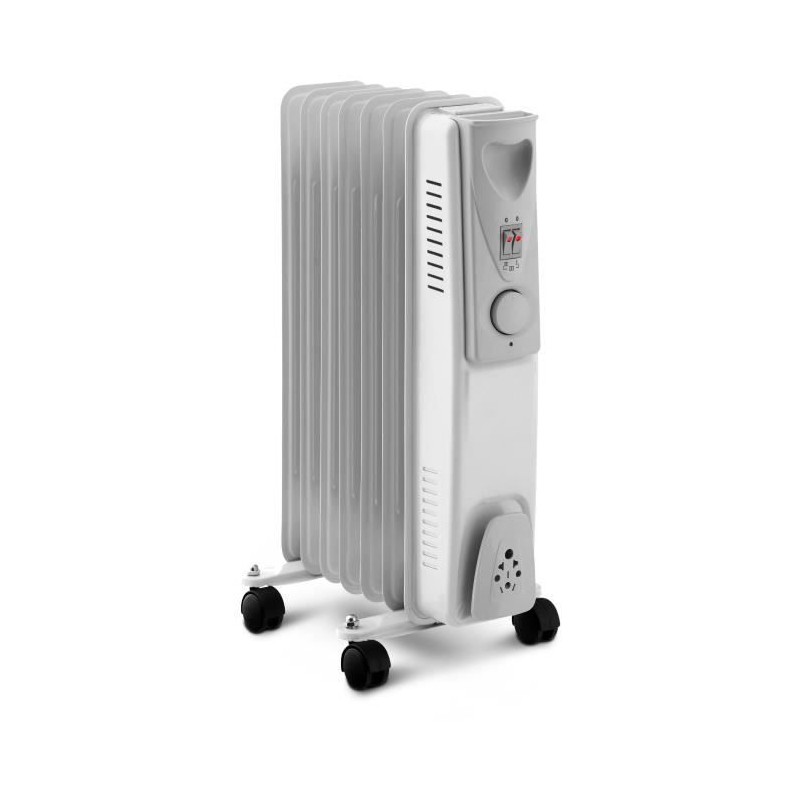 Radiateur électrique bain d'huile - 1500W - WARM TECH - 240V - Jusqu' Radiateur électrique bain d'huile - 1500W - WARM TECH - 240V - Jusqu'