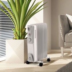 Radiateur électrique bain d'huile - 1500W - WARM TECH - 240V - Jusqu'