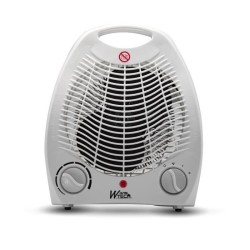 Chauffage soufflant - 2000W - WARM TECH - 240V - Jusqu'a 15m3 - Blanc