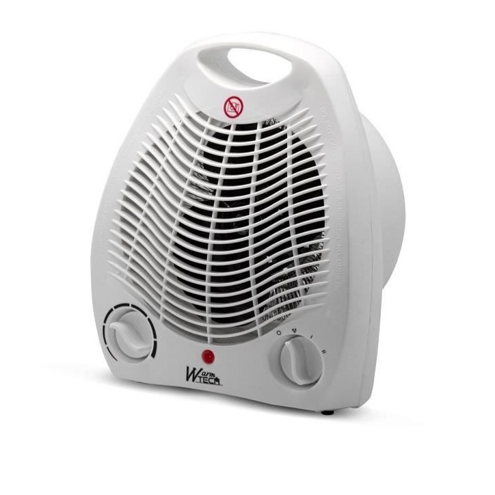 Chauffage soufflant - 2000W - WARM TECH - 240V - Jusqu'a 15m3 - Blanc