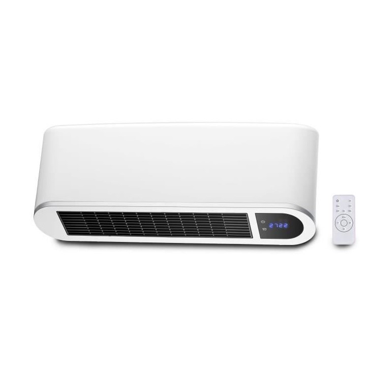 Chauffage électrique mural - 2000W - WARM TECH - Céramique - 240V - Jusqu'a 50m3 - Blanc