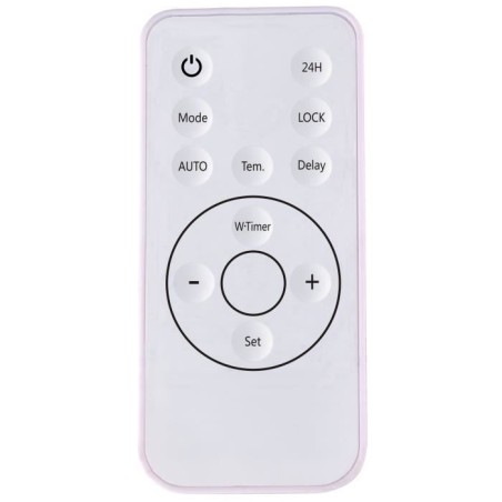 Chauffage électrique mural - 2000W - WARM TECH - Céramique - 240V - Jusqu'a 50m3 - Blanc