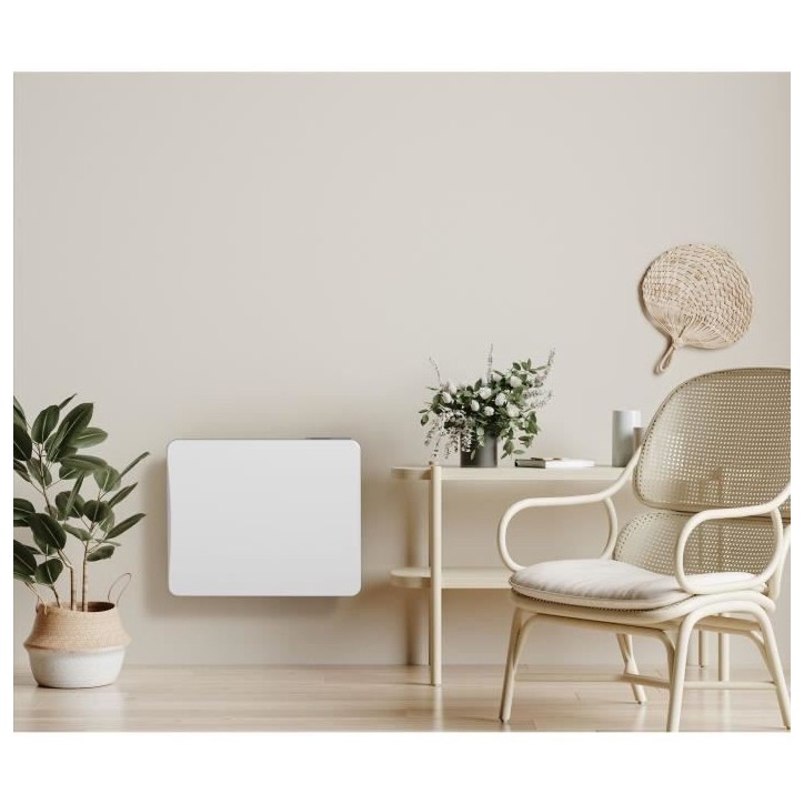 Radiateur électrique a inertie - 1000W - WARM TECH - Céramique - 230V - Jusqu'a 40m3 - Blanc Radiateur électrique a inertie - 1000W - WARM TECH - Céramique - 230V - Jusqu'a 40m3 - Blanc