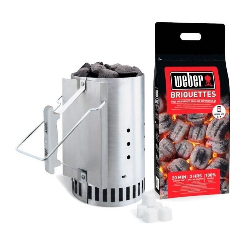 Accessoire barbecue et plancha Weber KIT ALLUMAGE - Cheminée Allumage Accessoire barbecue et plancha Weber KIT ALLUMAGE - Cheminée Allumage