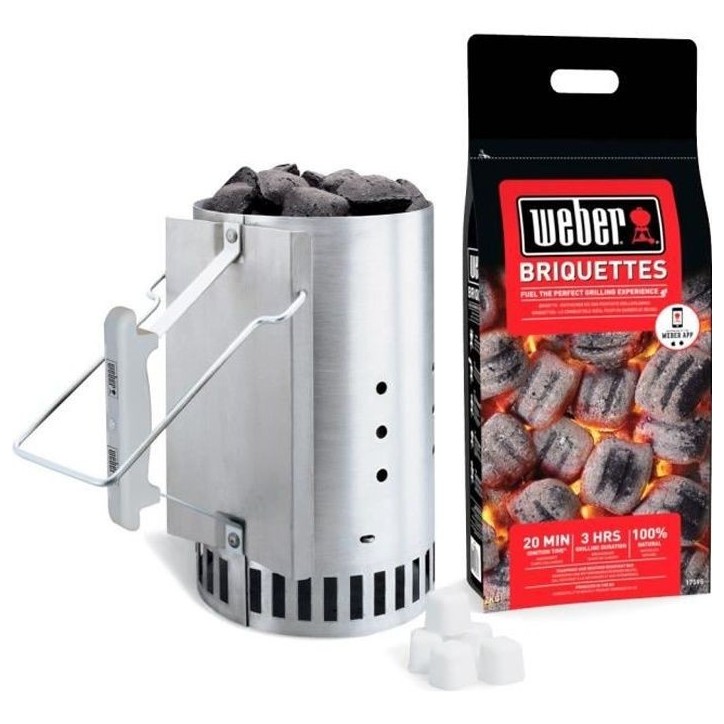Accessoire barbecue et plancha Weber KIT ALLUMAGE - Cheminée Allumage