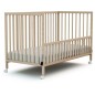 Lit bébé cododo - 60 x 120 cm - WEBABY - LIO - Hetre brut Lit bébé cododo - 60 x 120 cm - WEBABY - LIO - Hetre brut