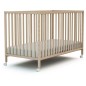 Lit bébé cododo - 60 x 120 cm - WEBABY - LIO - Hetre brut Lit bébé cododo - 60 x 120 cm - WEBABY - LIO - Hetre brut