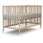 Lit bébé cododo - 60 x 120 cm - WEBABY - LIO - Hetre brut Lit bébé cododo - 60 x 120 cm - WEBABY - LIO - Hetre brut