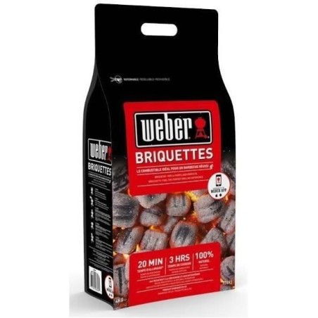 WEBER Sac de 4kg de briquettes Weber FSC