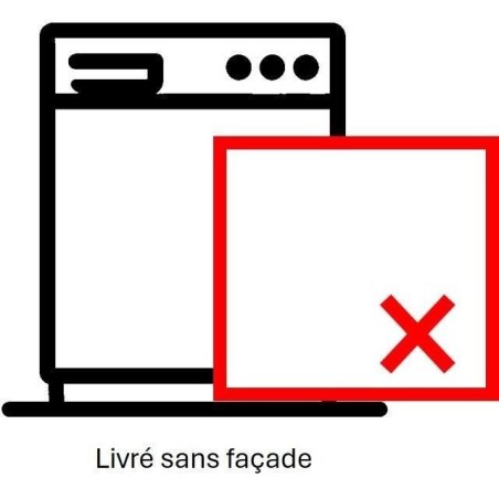 Lave-vaisselle tout encastrable WHIRLPOOL WSIC3M27C - 10 couverts - Induction - L45cm - 47dB