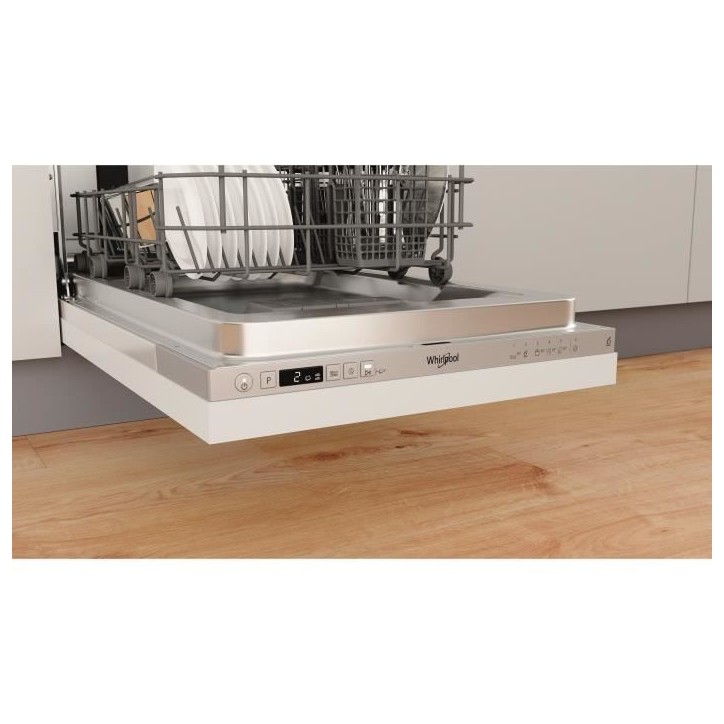 Lave-vaisselle tout encastrable WHIRLPOOL WSIC3M27C - 10 couverts - Induction - L45cm - 47dB