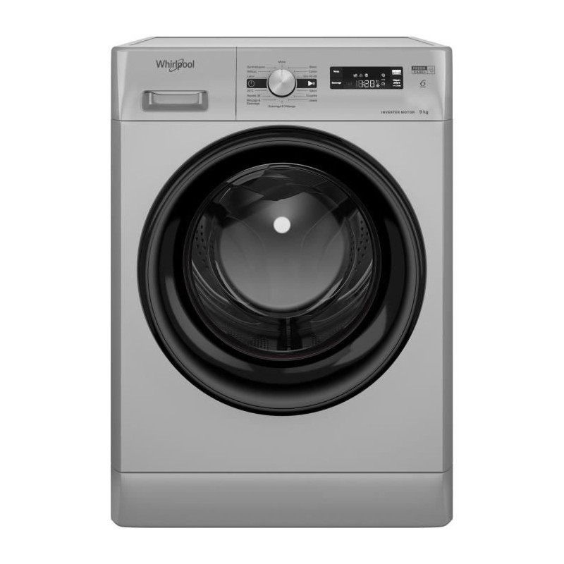 Lave-linge hublot WHIRLPOOL FFS9269SBFR - 9 kg - Induction - 60 cm - 1