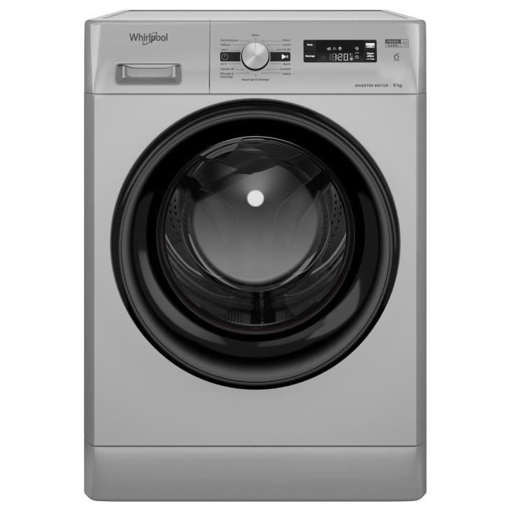 Lave-linge hublot WHIRLPOOL FFS9269SBFR - 9 kg - Induction - 60 cm - 1200 trs/min - Silver Lave-linge hublot WHIRLPOOL FFS9269SBFR - 9 kg - Induction - 60 cm - 1200 trs/min - Silver