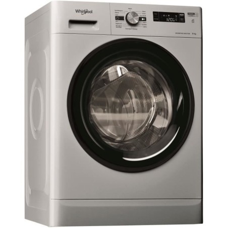 Lave-linge hublot WHIRLPOOL FFS9269SBFR - 9 kg - Induction - 60 cm - 1200 trs/min - Silver