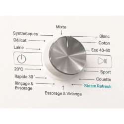 Lave-linge hublot WHIRLPOOL FFBU827VFR FreshCare - 8 kg - Induction -