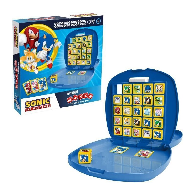 Match - Jeu de société - WINNING MOVES GAMES - Sonic The Hedgehog 20 Match - Jeu de société - WINNING MOVES GAMES - Sonic The Hedgehog 20