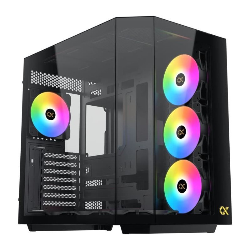 Boîtier PC - XIGMATEK - CUBI II - Cube - E-ATX - Verre trempé - ARGB Boîtier PC - XIGMATEK - CUBI II - Cube - E-ATX - Verre trempé - ARGB