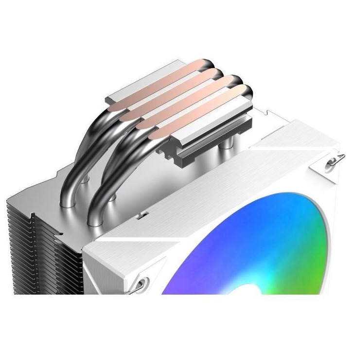Ventirad CPU - XIGMATEK AK4 Digital Arctic - AMD AM5/AM4 - Ventilateur 1x 120 mm ARGB - Blanc Ventirad CPU - XIGMATEK AK4 Digital Arctic - AMD AM5/AM4 - Ventilateur 1x 120 mm ARGB - Blanc