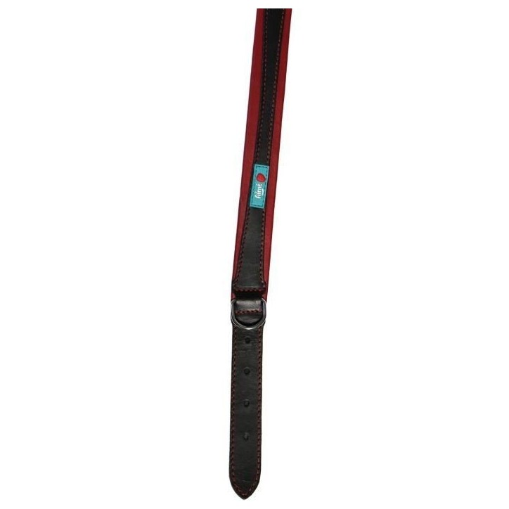 Collier pour chien - AIME - Basic cuir - Cuir vache / agneau - Taille L 43-52 cm - Noir / Rouge Collier pour chien - AIME - Basic cuir - Cuir vache / agneau - Taille L 43-52 cm - Noir / Rouge