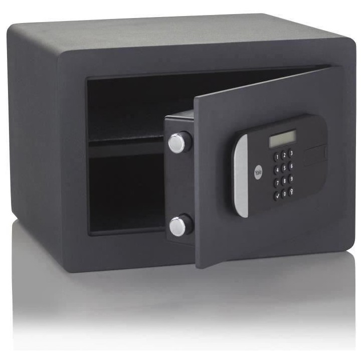 Coffre-fort haute sécurité YALE a serrure électronique (Certifié SKG) - H.25 x l.35 x P.30 cm (18,6 L) Coffre-fort haute sécurité YALE a serrure électronique (Certifié SKG) - H.25 x l.35 x P.30 cm (18,6 L)