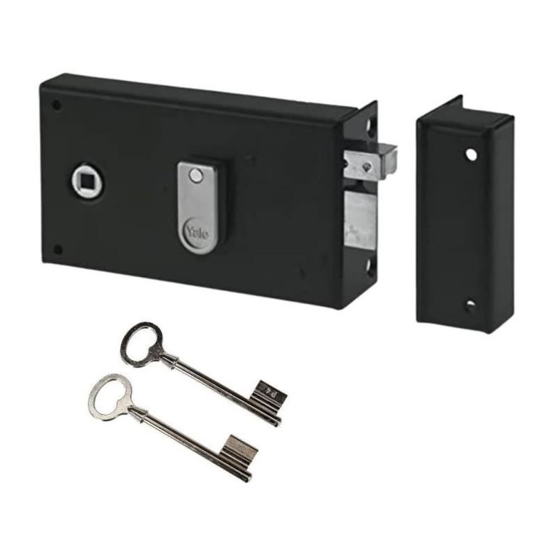 Serrure en applique horizontale a fouillot - YALE - YAH36D - Kaki - 2 Serrure en applique horizontale a fouillot - YALE - YAH36D - Kaki - 2