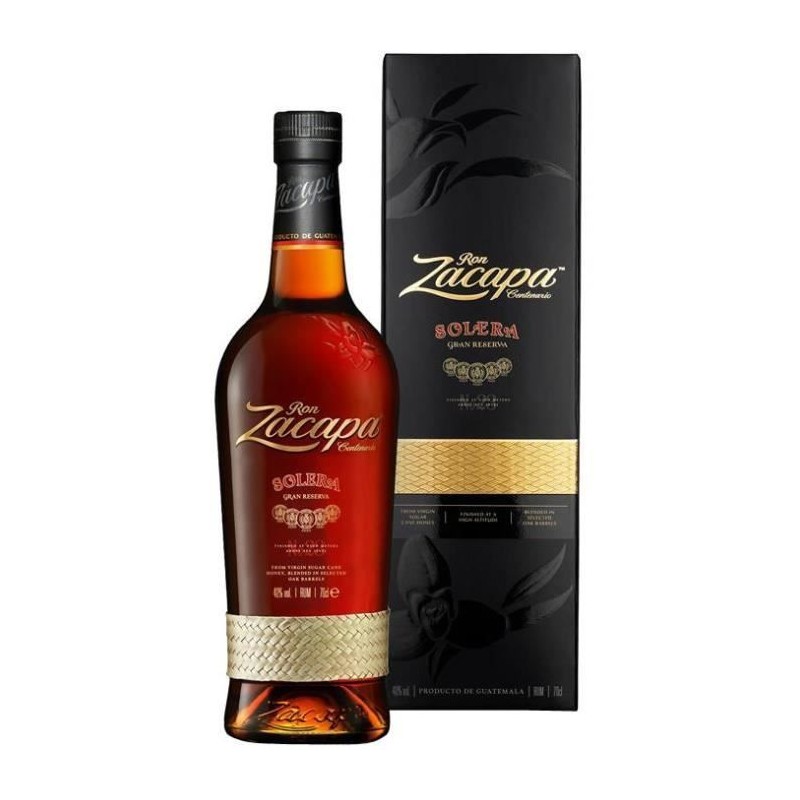 Zacapa - Solera - Gran Reserva - Rhum - 40,0% Vol. - 70cl Zacapa - Solera - Gran Reserva - Rhum - 40,0% Vol. - 70cl