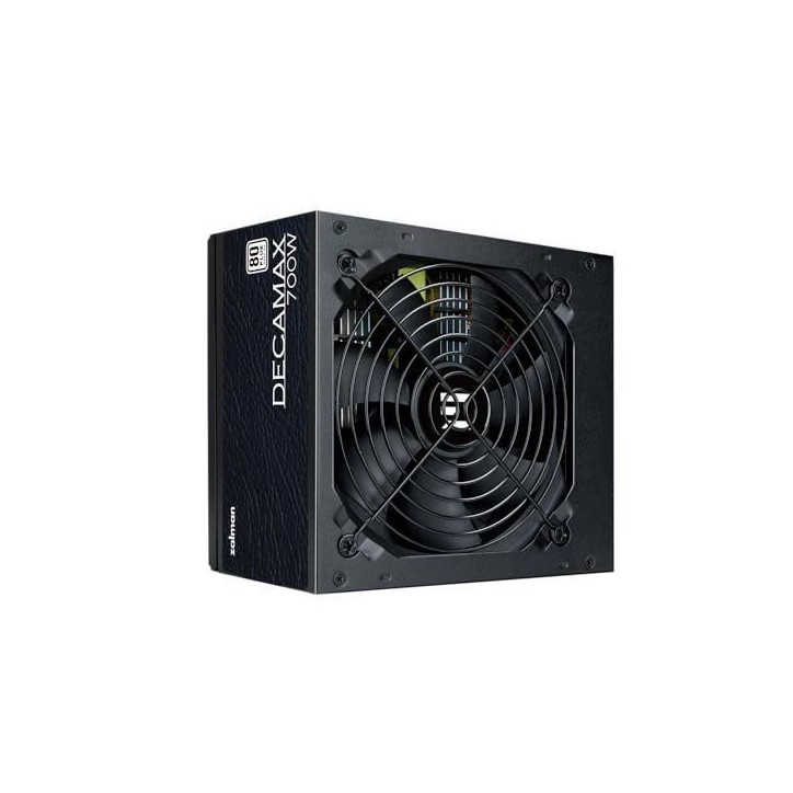 Alimentation PC - ZALMAN - DecaMax 700W - 80Plus - Non modulaire - Ventilateur 120mm - Noir