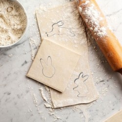 Ensemble de moule lapin de Pâques 3D et 5 emporte-pieces lapin - ZENK