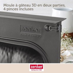 Lot de 2 moules a gâteaux 3D - ZENKER - Special Season - Forme d'agne
