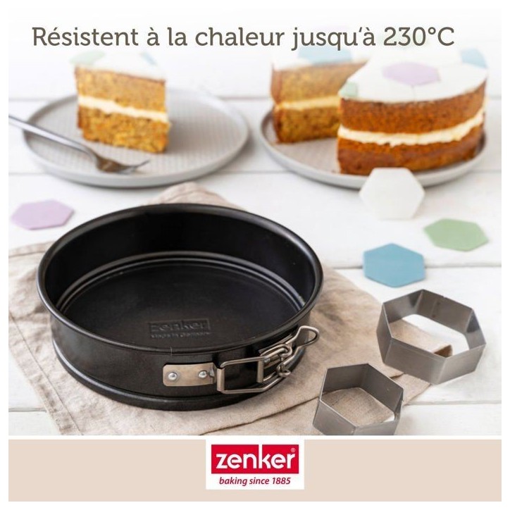 Lot de 2 mini moules a manqué a charniere - ZENKER - Special Mini - 16 et 18 cm
