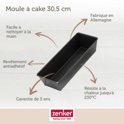 Set de moule a cakes et moule a savarins - ZENKER - Black Metallic - 3