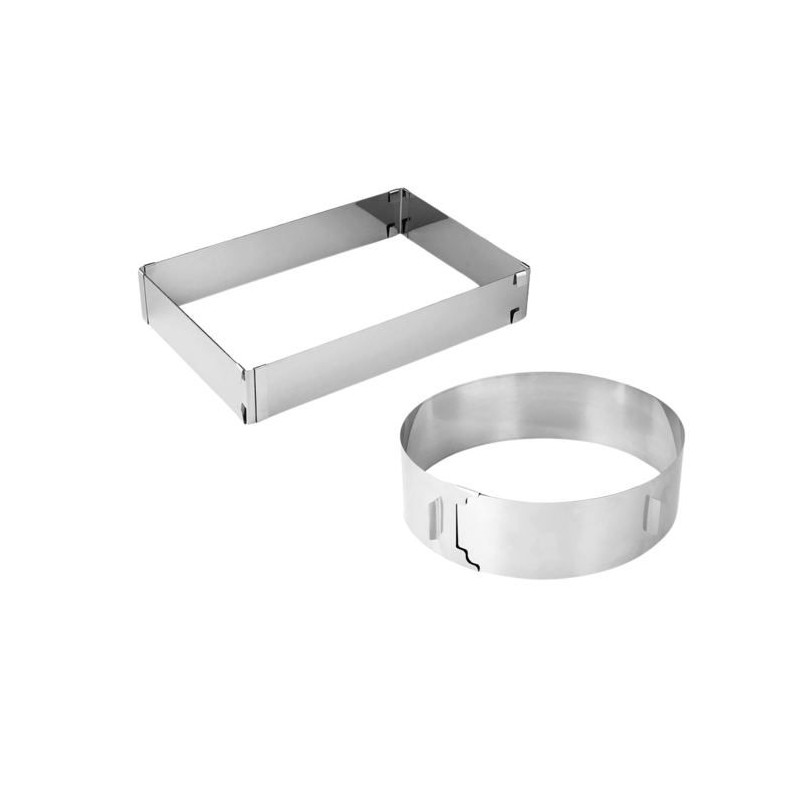 Cadre et cercle a pâtisserie réglable - ZENKER - Smart Pastry Cadre et cercle a pâtisserie réglable - ZENKER - Smart Pastry