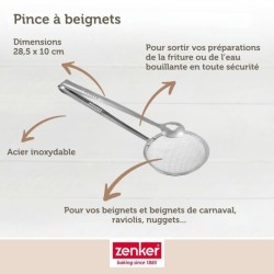Service a bain marie et pince a friture pour beignets - ZENKER - Smart