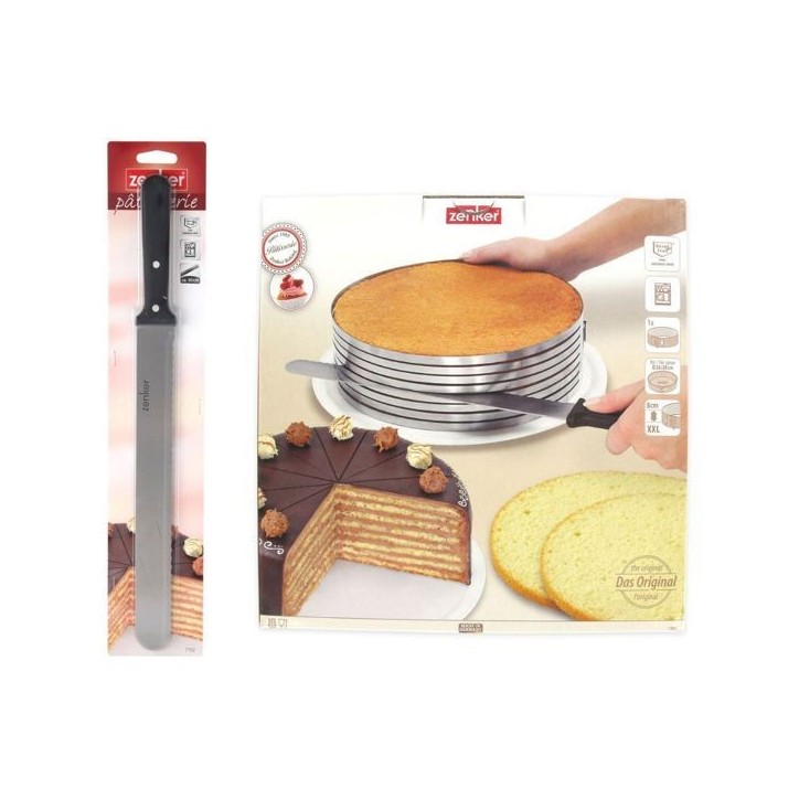 Ensemble de 2 ustensiles de pâtisserie - ZENKER- Pour layer cakes
