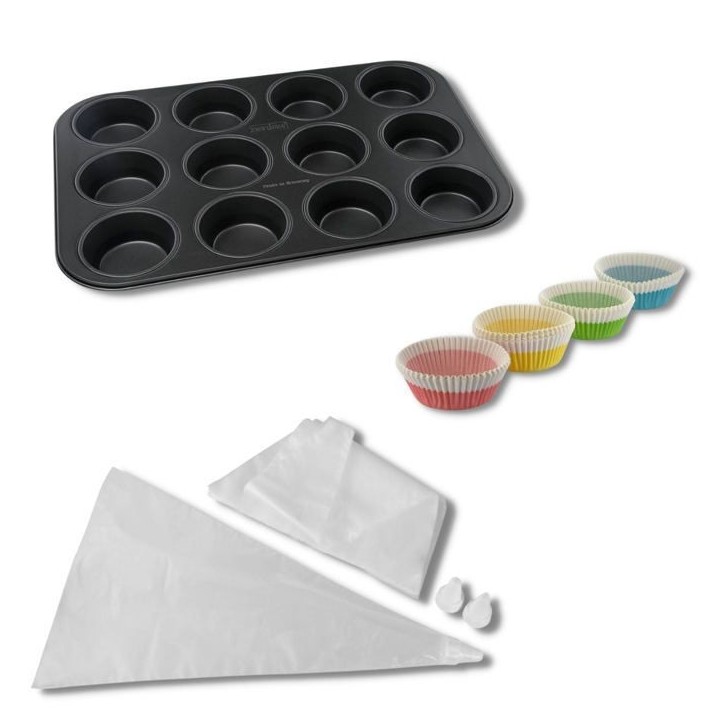 Ensemble 3 pieces spécial muffins - NIROSTA Ensemble 3 pieces spécial muffins - NIROSTA