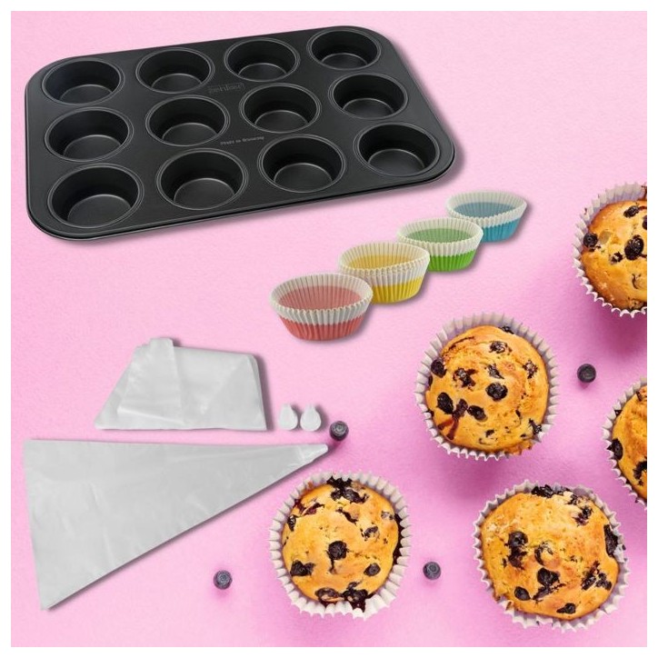 Ensemble 3 pieces spécial muffins - NIROSTA Ensemble 3 pieces spécial muffins - NIROSTA
