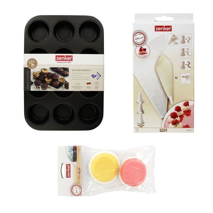 Ensemble 3 pieces spécial muffins - NIROSTA Ensemble 3 pieces spécial muffins - NIROSTA