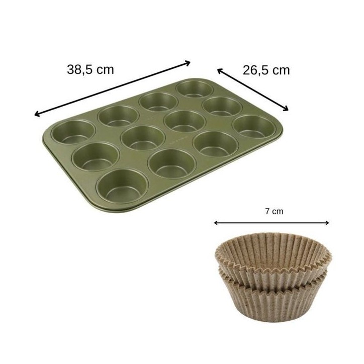 Ensemble 2 pieces spécial muffins - ZENKER - Green Vision Ensemble 2 pieces spécial muffins - ZENKER - Green Vision