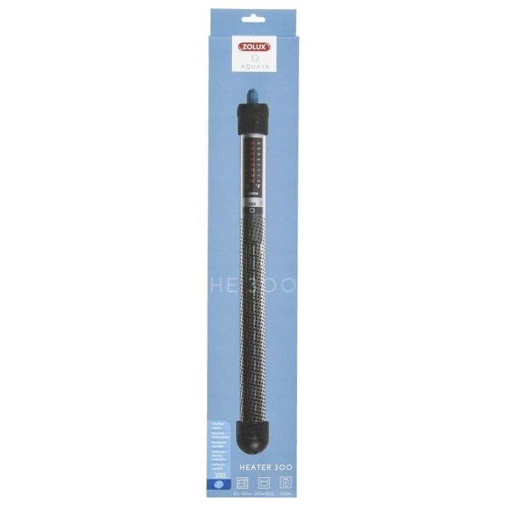 Chauffage d'aquarium - ZOLUX - 300W - Longueur 36cm - Poisson d'eau froide - Rectangulaire