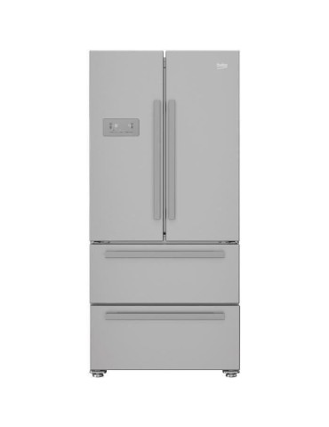 Réfrigérateur multiportes BEKO REM60SN - 539 L - Froid ventilé - NeoFrost - Gris acier