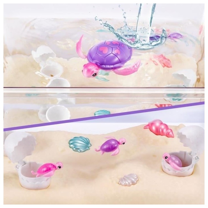 Set maman tortue et bébé surprise - PETS ALIVE - Mama Turtle Surprise - Tortue animée - Effets sonores