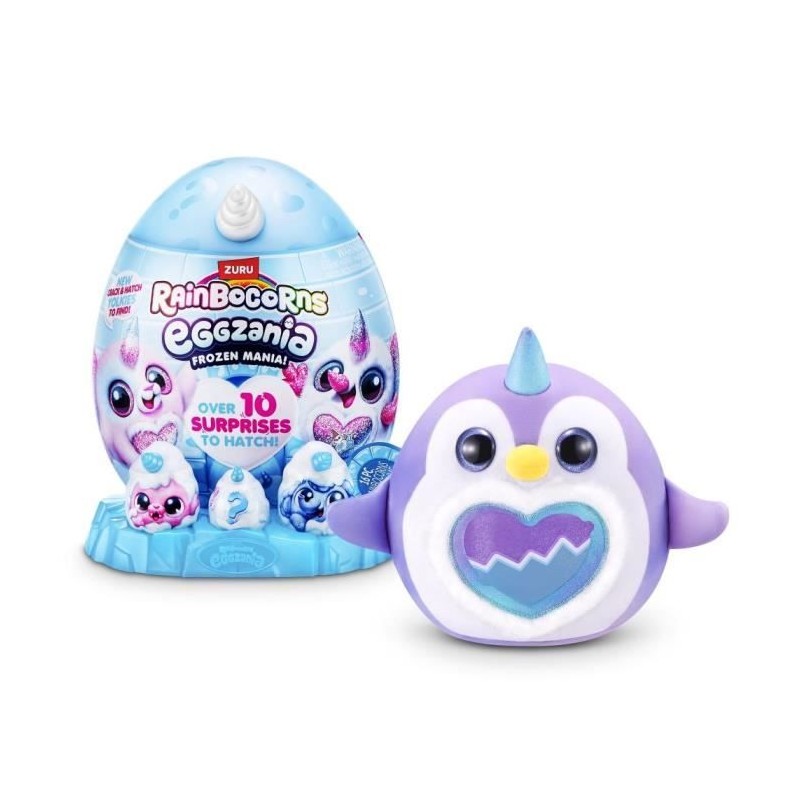 oeuf surprise peluche - RAINBOCORNS - Eggzania Frozen Mania - Theme gi oeuf surprise peluche - RAINBOCORNS - Eggzania Frozen Mania - Theme gi