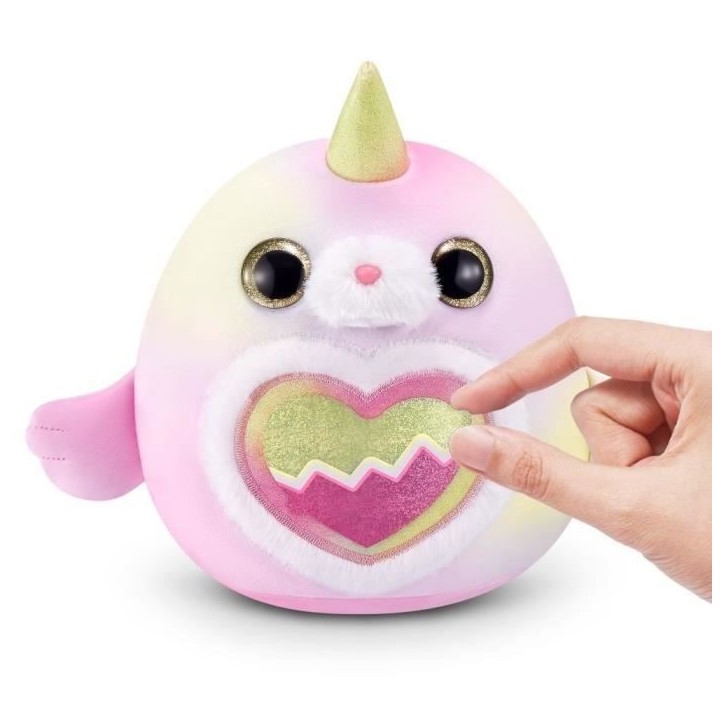 oeuf surprise peluche - RAINBOCORNS - Eggzania Frozen Mania - Theme givré - Peluche a découvrir - Accessoires inclus oeuf surprise peluche - RAINBOCORNS - Eggzania Frozen Mania - Theme givré - Peluche a découvrir - Accessoires inclus