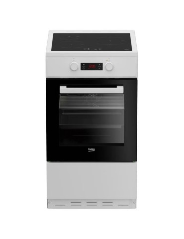 Cuisiniere induction - BEKO - FSM58301WC - 3 feux - 0,92 kwh/cycle - 50cm