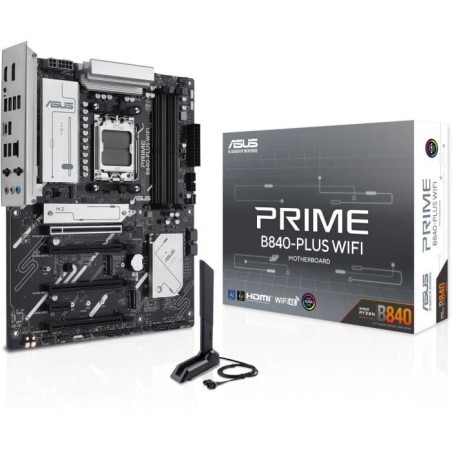Carte mere - ASUS - PRIME B840-PLUS WIFI - AMD B840 - Emplacement AM5