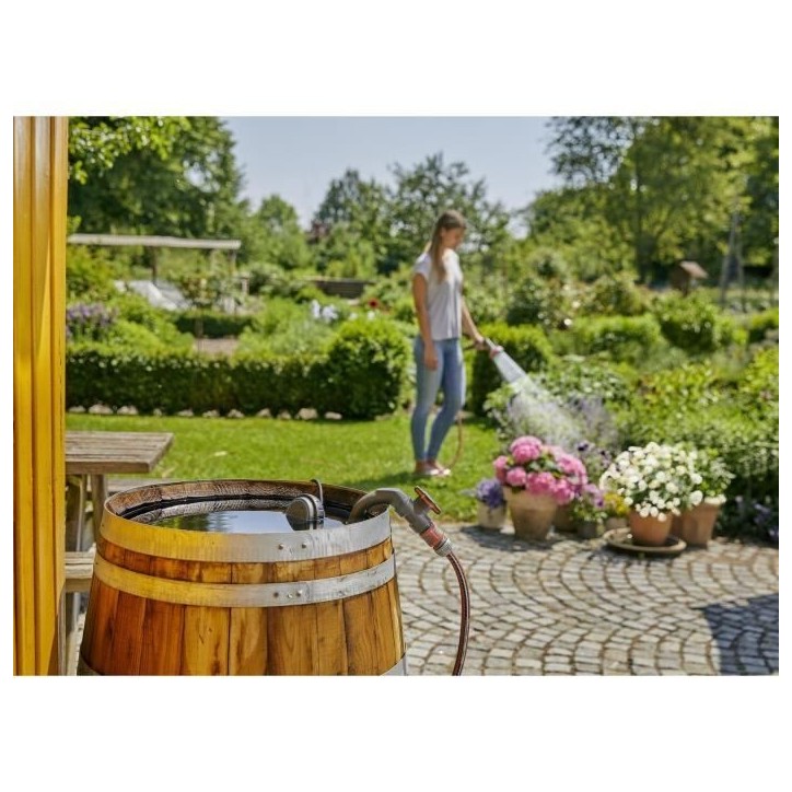 GARDENA Pompe collecteur d'eau de pluie 4000/1 – 400W – Débit max 4000l/h & pression max 1.3bar – Extension garantie 5 an