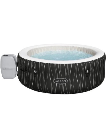 Spa gonflable BESTWAY - Lay-Z-Spa Hollywood - 196 x 66 cm - 4 a 6 places - Rond (Couverture, cartouche, diffuseur, LED...)