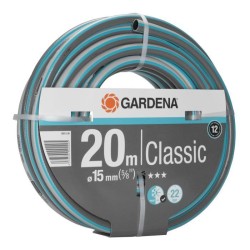 Tuyau d'arrosage Classic GARDENA - Longueur 20m - Ø15mm - Haute rési