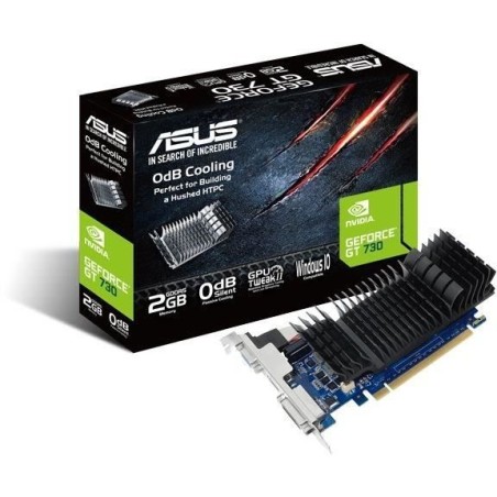 Carte graphique - ASUS - GT730-SL-2GD5-BRK NVIDIA GeForce GT 730 2 Go GDDR5
