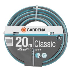 Tuyau d'arrosage Classic GARDENA - Longueur 20m - Ø15mm - Haute rési